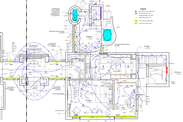 Blueprints of Edwards Raquet Club